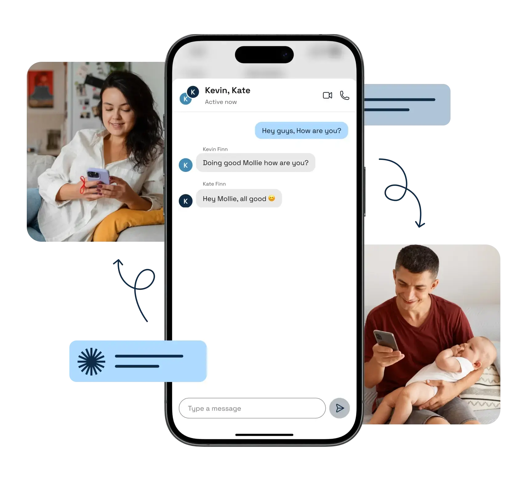 Supervised visits feature